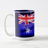Tasse 2 Couleurs Drapeau australien, Conception patriotique (Gauche)