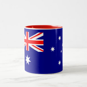 Tasse 2 Couleurs Drapeau australien patriotique