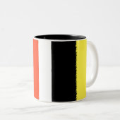 Tasse 2 Couleurs Drapeau belge (Devant droit)