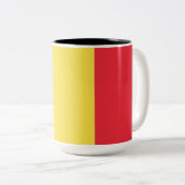 Tasse 2 Couleurs Drapeau belge (Devant droit)