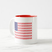 Tasse 2 Couleurs Drapeau Bigfoot— (Devant gauche)