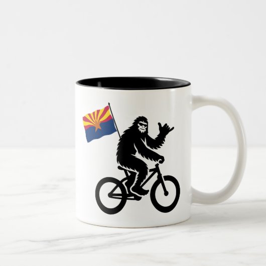 Tasse 2 Couleurs Drapeau Bigfoot Cycling Arizona (Droit)