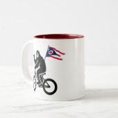 Tasse 2 Couleurs Drapeau Bigfoot Cycling Ohio (Devant gauche)