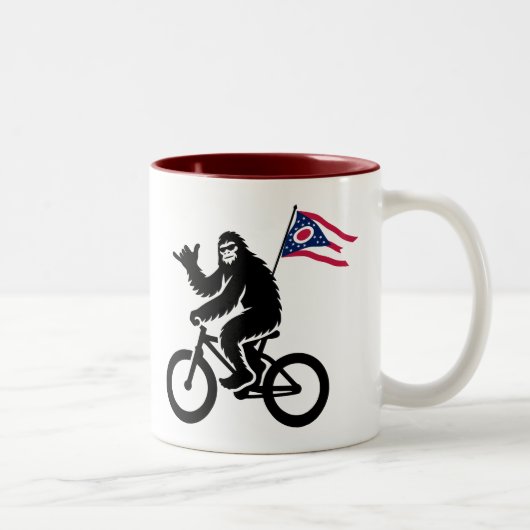Tasse 2 Couleurs Drapeau Bigfoot Cycling Ohio (Droit)