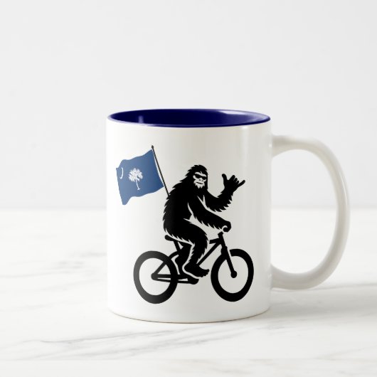 Tasse 2 Couleurs Drapeau Bigfoot Cyclisme Caroline du Sud (Droit)