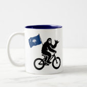 Tasse 2 Couleurs Drapeau Bigfoot Cyclisme Caroline du Sud (Gauche)