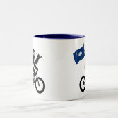 Tasse 2 Couleurs Drapeau Bigfoot Cyclisme Caroline du Sud (Centre)