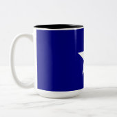 Tasse 2 Couleurs Drapeau bleu Bonnie (Gauche)