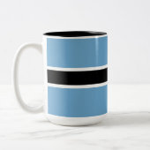 Tasse 2 Couleurs Drapeau botswanais (Botswana) (Gauche)