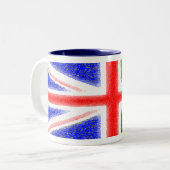 Tasse 2 Couleurs Drapeau britannique (Devant gauche)