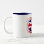 Tasse 2 Couleurs Drapeau britannique Escalade carabiner (Gauche)