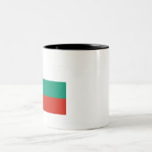 Tasse 2 Couleurs Drapeau Bulgarie (Centre)