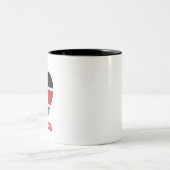 Tasse 2 Couleurs Drapeau cardiaque du Kenya (Centre)