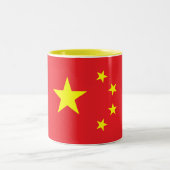 Tasse 2 Couleurs Drapeau chinois (Centre)