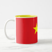 Tasse 2 Couleurs Drapeau chinois (Gauche)