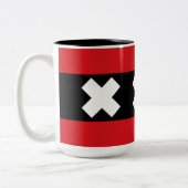 Tasse 2 Couleurs Drapeau d'Amsterdam (Gauche)
