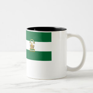 Tasse 2 Couleurs Drapeau d'Andalucía