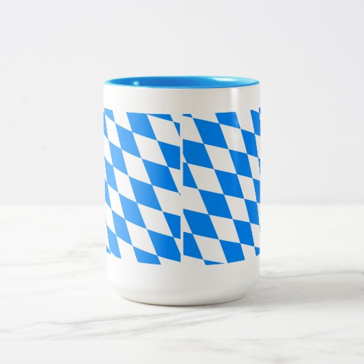Tasse 2 Couleurs Drapeau de Bavière (Centre)