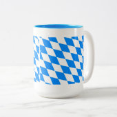 Tasse 2 Couleurs Drapeau de Bavière (Devant droit)