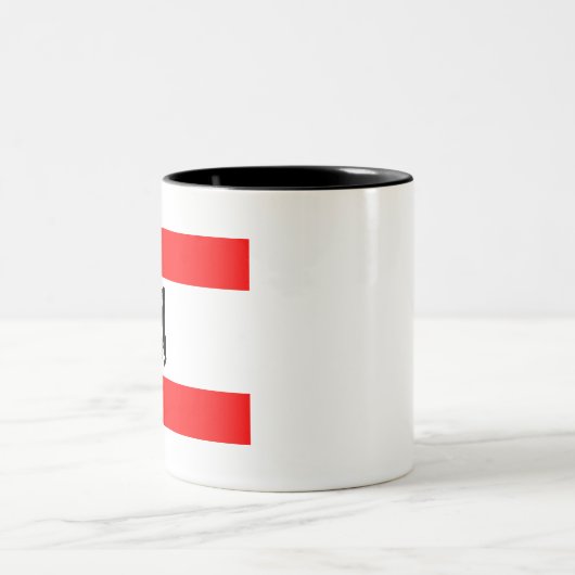 Tasse 2 Couleurs Drapeau de Berlin (Centre)