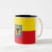 Tasse 2 Couleurs Drapeau de Bogotá (capitale colombienne) (Devant droit)