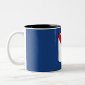 Tasse 2 Couleurs Drapeau de Campanie (Italie) (Gauche)