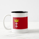 Tasse 2 Couleurs Drapeau de Danzig - de Danzig (Gauche)