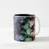 Tasse 2 Couleurs Drapeau de fierté Uingender Groovy Boho Bulles Écl (Devant droit)