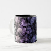 Tasse 2 Couleurs Drapeau de fierté Uingender Groovy Boho Bulles Écl (Devant gauche)
