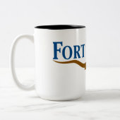 Tasse 2 Couleurs Drapeau de Fort Worth (Texas) (Gauche)