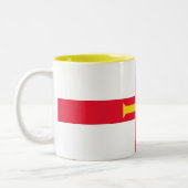 Tasse 2 Couleurs Drapeau de Guernesey (Gauche)
