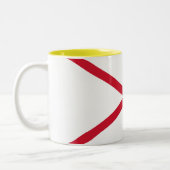 Tasse 2 Couleurs Drapeau de Jersey (Gauche)