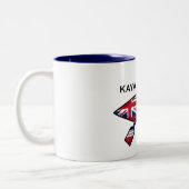Tasse 2 Couleurs Drapeau de Kayak Hawaii (Gauche)