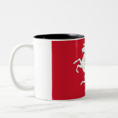 Tasse 2 Couleurs Drapeau de Kent (Cheval Blanc) (Comté d'Angleterre (Gauche)