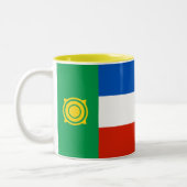 Tasse 2 Couleurs Drapeau de Khakassie (Gauche)
