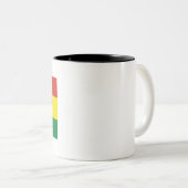 Tasse 2 Couleurs Drapeau de la Bolivie (Devant droit)