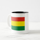 Tasse 2 Couleurs Drapeau de la Bolivie (Devant gauche)