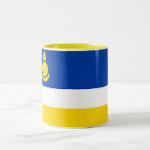 Tasse 2 Couleurs Drapeau de la Buryatia patriotique (Centre)