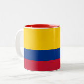 Tasse 2 Couleurs Drapeau de la Colombie (Devant gauche)