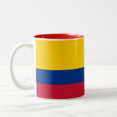 Tasse 2 Couleurs Drapeau de la Colombie (Gauche)