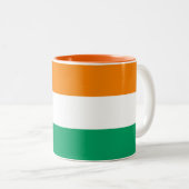 Tasse 2 Couleurs Drapeau de la Côte d'Ivoire (Devant droit)