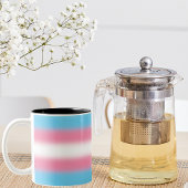Tasse 2 Couleurs Drapeau de la fierté transgenre - Drapeau transgen