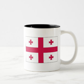 Tasse 2 Couleurs Drapeau de la Géorgie