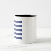 Tasse 2 Couleurs Drapeau de la Grèce (Centre)