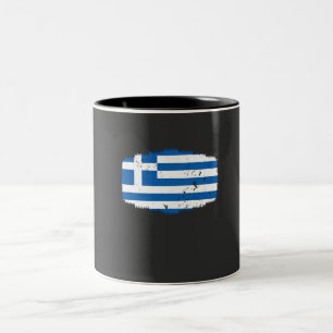 Tasse 2 Couleurs Drapeau de la Grèce