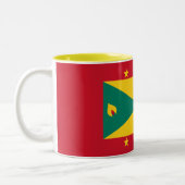 Tasse 2 Couleurs Drapeau de la Grenade (Gauche)