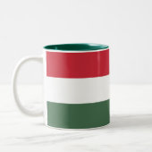 Tasse 2 Couleurs Drapeau de la Hongrie (Gauche)