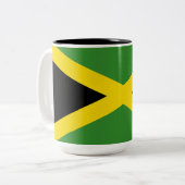 Tasse 2 Couleurs Drapeau de la Jamaïque (Devant gauche)