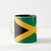 Tasse 2 Couleurs Drapeau de la Jamaïque (Devant gauche)