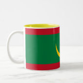 Tasse 2 Couleurs Drapeau de la Mauritanie (Gauche)